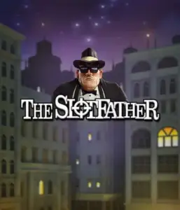 Enter the underworld realm of The Slotfather slot by Betsoft, featuring a dominant mafia boss standing against a nocturnal cityscape. This image evokes the dramatic essence of the mob life, with the boss dressed in a traditional black suit and hat. Great for players who enjoy mafia stories, delivering a thrilling gaming experience. 